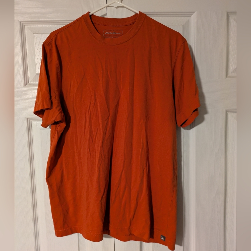 Eddie Bauer Men's Rust Orange T-Shirt